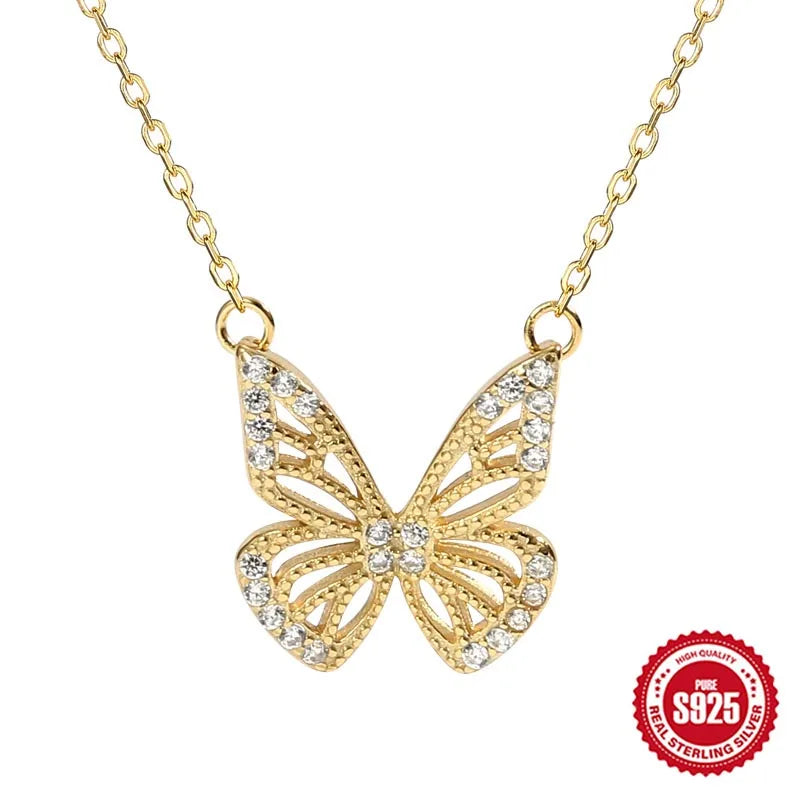 Colar Feminino Prata 925 banhado a Ouro 18K