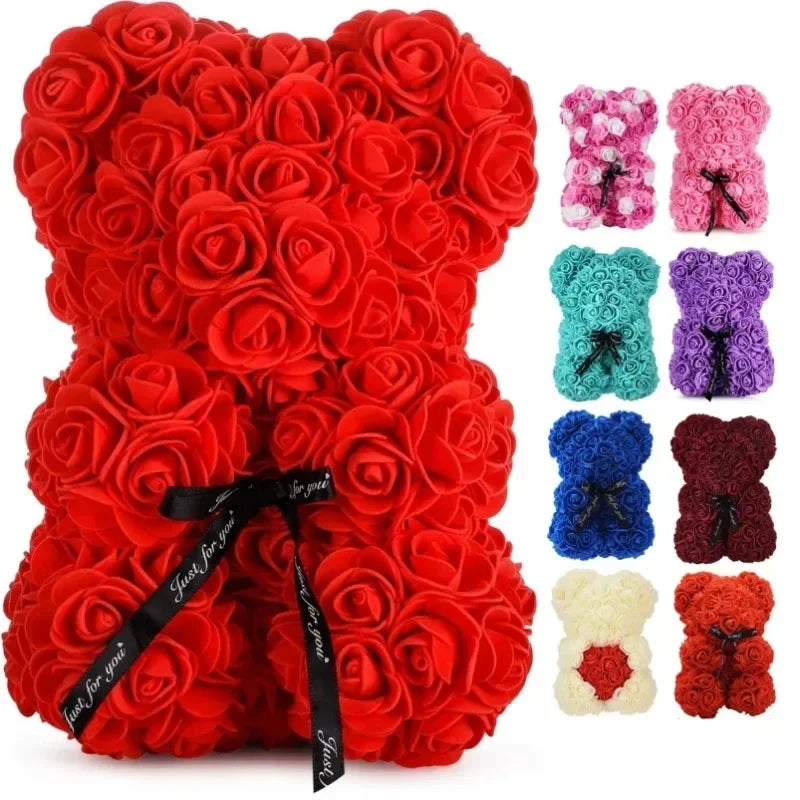 Urso de Rosas Luxuoso